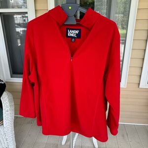 Lands End fleece pullover